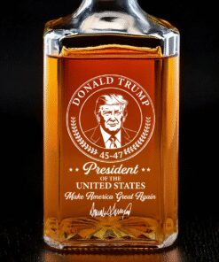 trump 45 47 whiskey decanter maga presidential gift 5 8ipvl