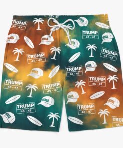 trump 4547 gradient swim shorts maga take america back beach trunks for men 5 vhuzo