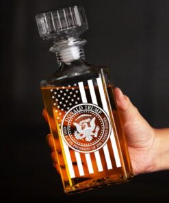 trump 47th president decanter great seal patriotic bottle 4 o87fz