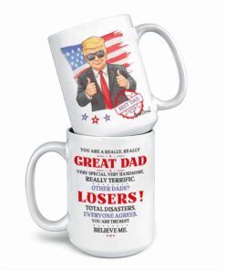 trump great dad mug funny best dad ever coffee cup for fathers day gift usa 3 eemnu