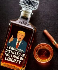 trump liberty whiskey decanter patriotic cartoon gift 4 xuflm