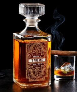 trump maga 45 47 decanter vintage patriotic whiskey gift 1 0d8cp