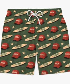 trump maga surfboard mens swim trunks patriotic usa beach shorts for summer 2025 1 ww3ze