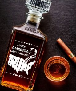 trump maga whiskey decanter make america great again 45 47 4 v3k33