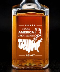 trump maga whiskey decanter make america great again 45 47 5 3ho5e