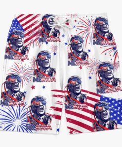 trump merica fireworks swim shorts funny patriotic 4th of july beach trunks for men 3 3huqn