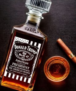 trump old no 4547 decanter maga president whiskey gift 4 1padr