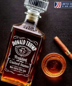 trump old no 47 decanter presidential maga whiskey gift 4 wei31