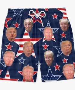 trump stars stripes swim shorts funny patriotic usa beach trunks for men 3 9qxhm