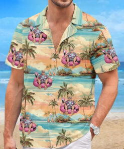 trump vacation mode shirt funny floatie tropical sunset hawaiian shirt 4 mfg5l