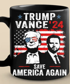 Trump Vance 2024 Mug – Save America Again Patriotic Coffee Cup