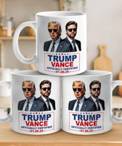 trump vance 2025 officially certified victory mug 3 hit5q