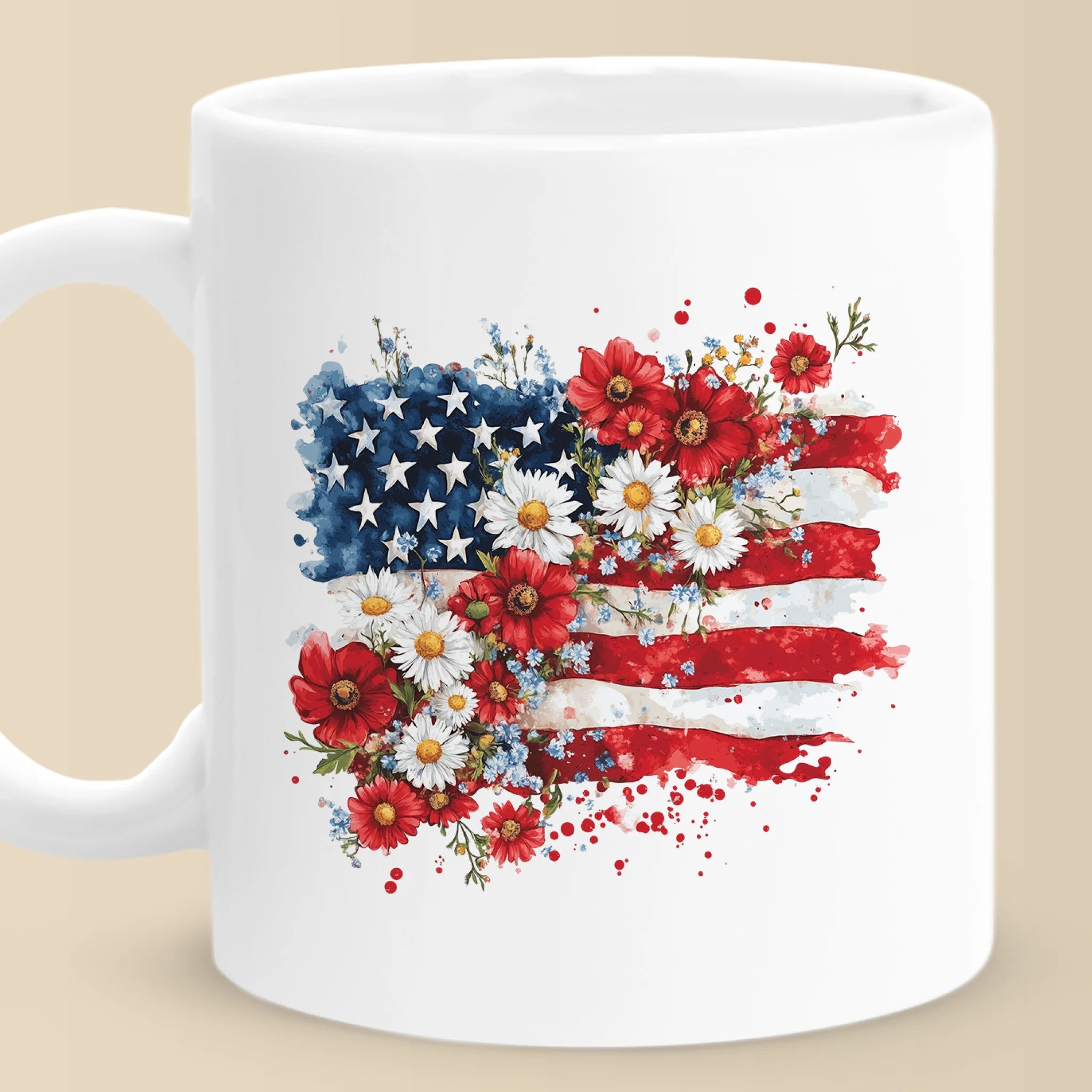 usa flag floral mug vintage watercolor patriotic coffee cup for 4th of july decor 1 l3ltu