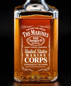 usmc marine corps whiskey decanter semper fi patriotic gift 5 53cel