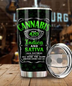cannabis tumbler indica and sativa weed cup with nutrition facts 2 dszlu