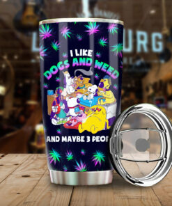 dogs and weed tumbler funny stoner cup i like dogs and weed and maybe 3 people gift 3 rvvcc