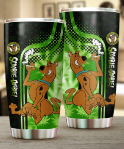 Funny Dog Weed Tumbler – Doobie Stoner Cup, 420 Travel Mug, Cannabis Gift Idea