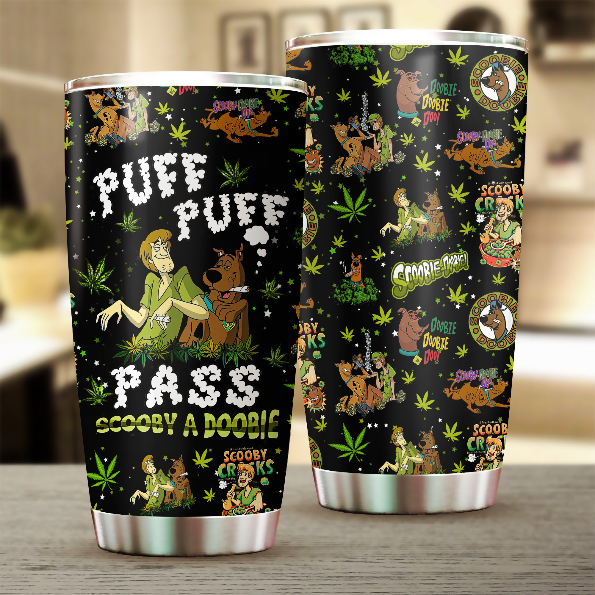 funny puff puff pass tumbler cartoon dog friend cup 1 cbcvj