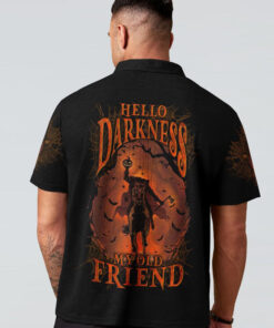 Hello Darkness My Old Friend Shirt – Headless Horseman Halloween Graphic Tee