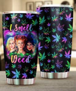 Hocus Pocus I Smell Weed Tumbler – Colorful Cannabis Cup