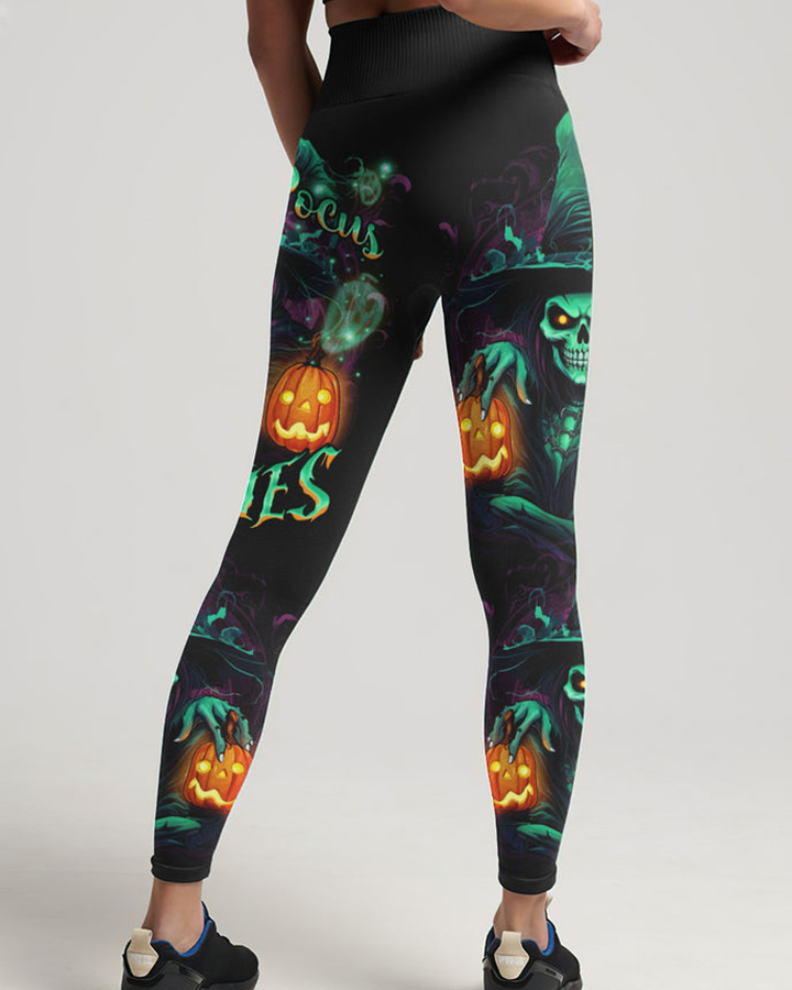 It’s Hocus Pocus Time Witches Hoodie – Glow-in-the-Dark Halloween Skeleton & Pumpkin Pullover