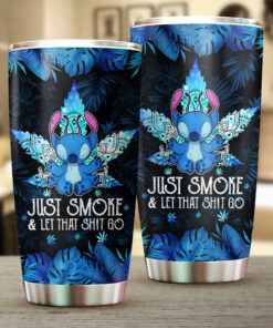 Just Smoke Tumbler – Funny Stoner Cup for Chill Vibes