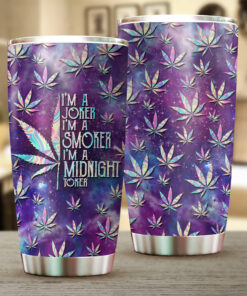 Midnight Toker Tumbler – Funny Purple Tie-Dye Travel Cup
