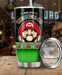 super stoned mario tumbler into the pipe i go weed cup 3 lw1wi