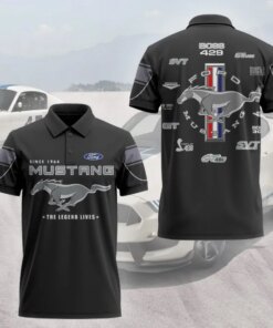 Ford Mustang Polo Shirt – The Legend Lives Since 1964