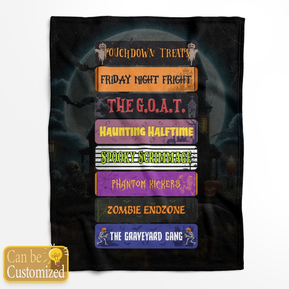 fright night football blanket rsklu