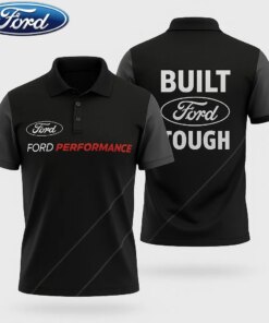 Men's Ford Performance Polo Shirt – Built Ford Tough Short Sleeve