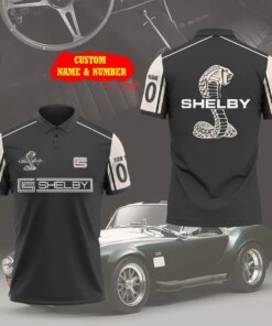 Shelby Cobra Custom Polo Shirt – Personalized Racing Team Apparel