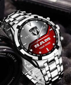 Custom RAM Pickup Driver Watch – Alloy Men’s Quartz Timepiece