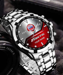 Fantic Motorcycles Men’s Quartz Watch – Custom Name Stainless Steel Wristwatch