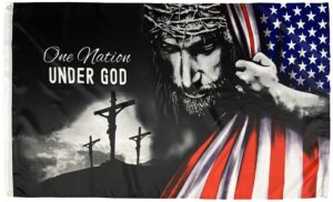 jesus and flag