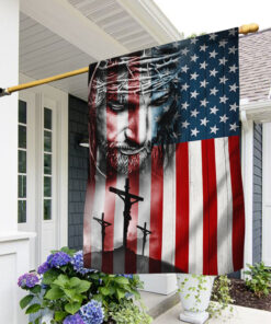 Jesus Christ American Flag LHA1827F